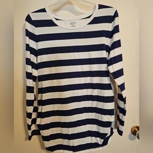 Striped Maternity Shirt | Old Navy | Large